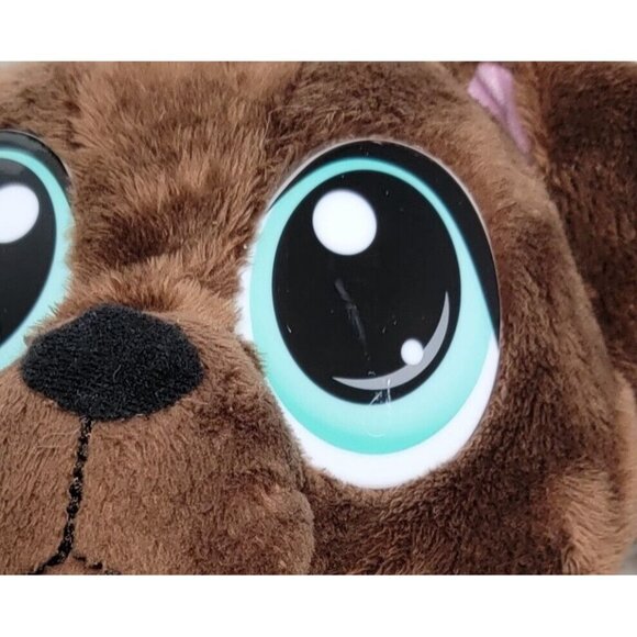 Little Tikes Rescue Tails 10'" Puppy Plush Collar Tag Chocolate Lab Dog Toy - Picture 8 of 8